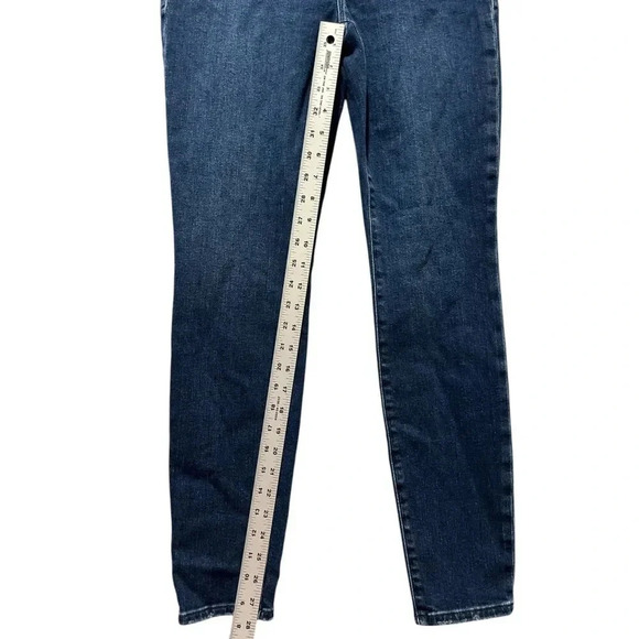 Good American Women's Good Leg High Rise Skinny Jeans Size 6/28 Blue Stretch - Picture 6 of 6